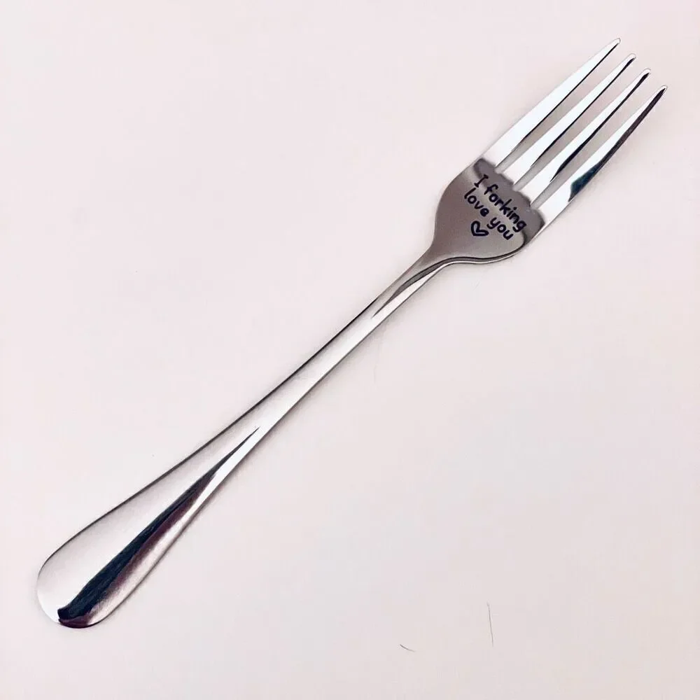 NWT Gorgeous “I Forking Love You” Great Anniversary, Valentine’s Funny Fork Gift